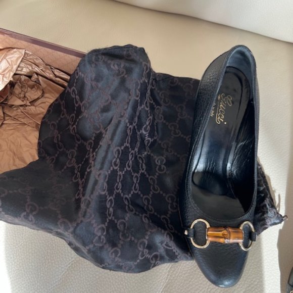 Gucci Horse Bit stacked heel pumps excellent condition - Picture 5 of 5